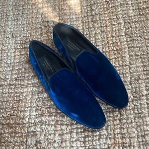 To Boot New York Mens Blue Velvet Loafer